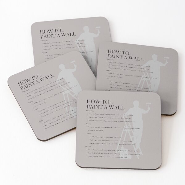 Item preview, How to... paint a wall designed and sold by 48remarks.