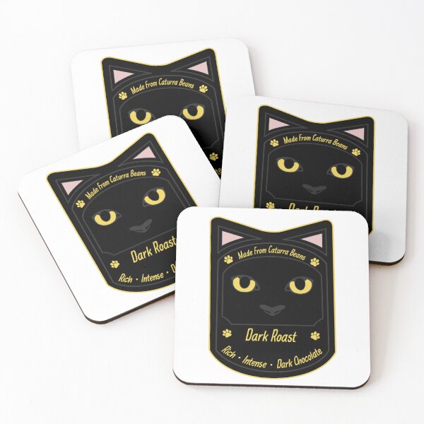 Item preview, Dark Chocolate Coffee Cat designed and sold by BluRavenCreate.