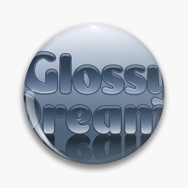 Item preview, Glossy Dreams Logo Design with 3D Metallic Effect designed and sold by Creative88Art.