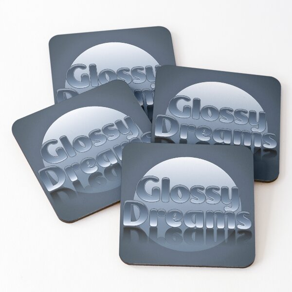 Item preview, Glossy Dreams Logo Design with 3D Metallic Effect designed and sold by Creative88Art.