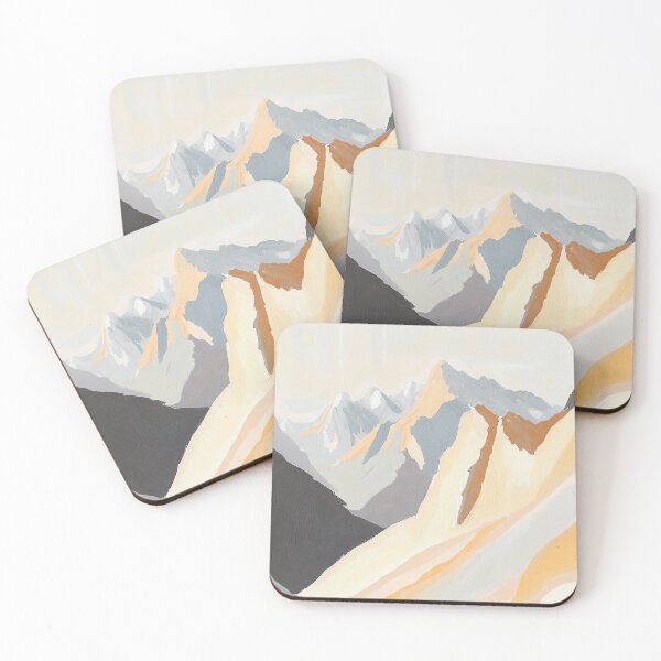 Item preview, Mountains Mountain Beige Nature Summit designed and sold by ArtHouseNiklas.