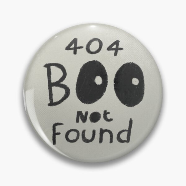 Item preview, 404 Boo Not Found - Cute Geek Ghost designed and sold by LFStickers.
