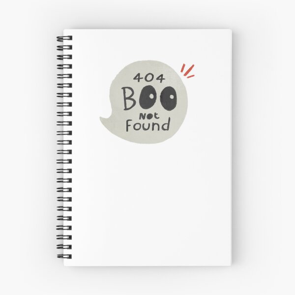 Item preview, 404 Boo Not Found - Cute Geek Ghost designed and sold by LFStickers.