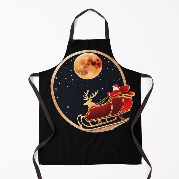 Item preview, Santa Sleigh in Futuristic Sky designed and sold by ChicTrendz.