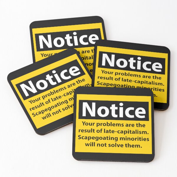 Item preview, Notice about late capitalism  designed and sold by Rachel the Artist .