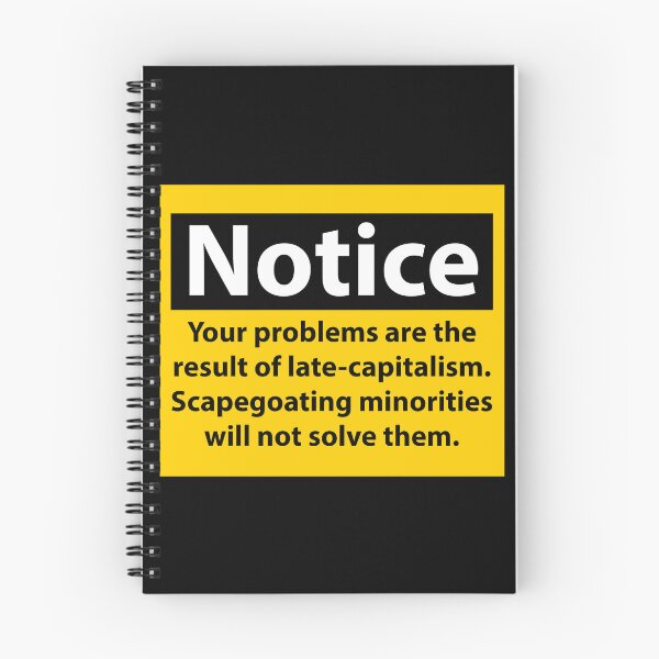 Item preview, Notice about late capitalism  designed and sold by Rachel the Artist .