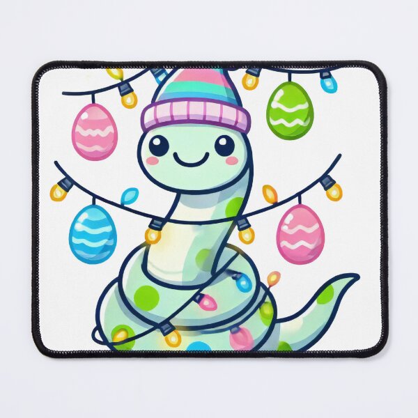 Item preview, Cute Christmas Snake Wrapped in Lights designed and sold by lubushop1.