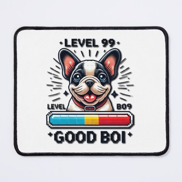 Item preview, Level 99 Good Boi: Gamer Dog Vibes designed and sold by HopeLoom.