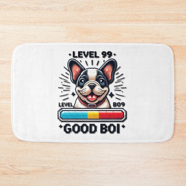 Item preview, Level 99 Good Boi: Gamer Dog Vibes designed and sold by HopeLoom.