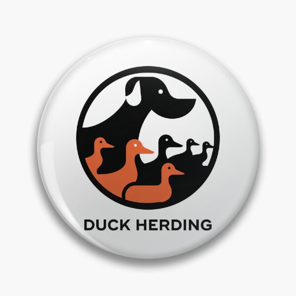 Item preview, Duck Herding Dog Ducks designed and sold by These_Prints.