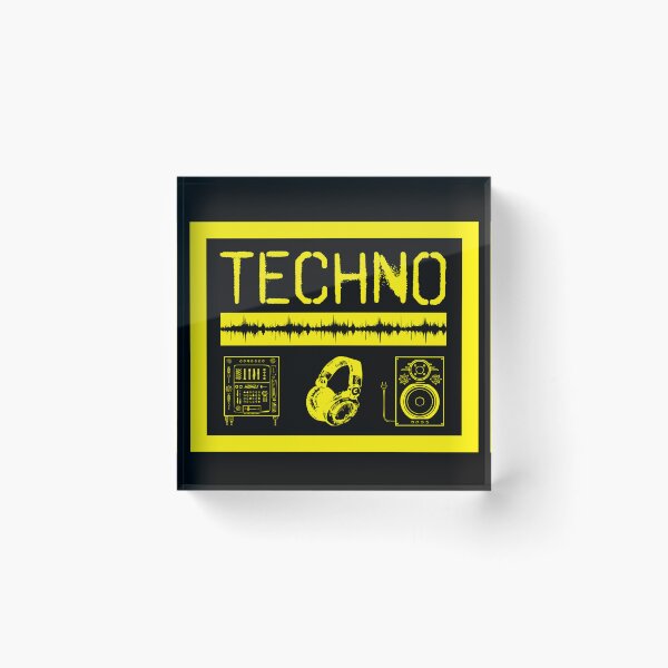 Item preview, Techno music wave. Apparel and more for EDM electronic music lovers designed and sold by Boogeyman Bill.
