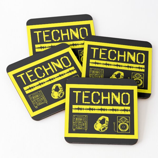 Item preview, Techno music wave. Apparel and more for EDM electronic music lovers designed and sold by Boogeyman Bill.