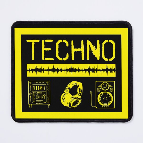 Item preview, Techno music wave. Apparel and more for EDM electronic music lovers designed and sold by Boogeyman Bill.