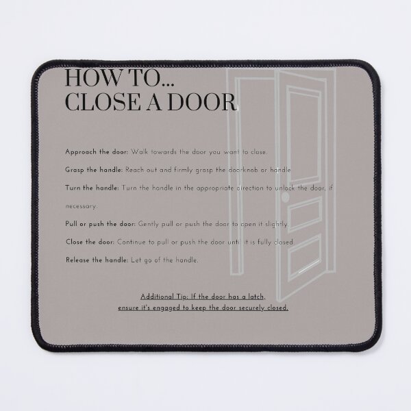 Item preview, How to... close a door designed and sold by 48remarks.