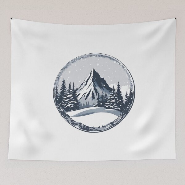 Item preview,  Winter Pines, funny, gifts, winter, merry, time, santa,  designed and sold by Ewelina  Niemiec.