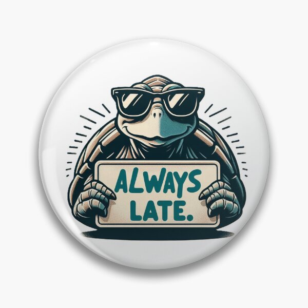 Item preview, Coll turtle always late but worth the wait  designed and sold by KatyaDesigns.