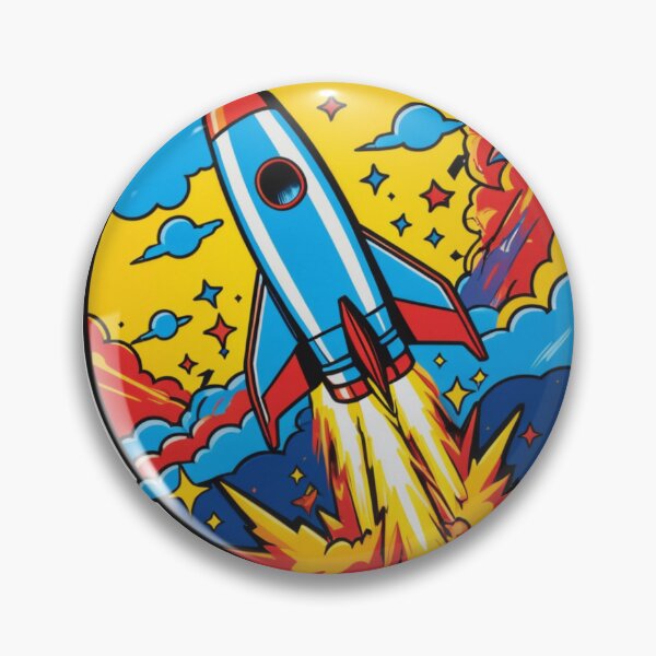 Item preview, Rocket Pop Art Explosion designed and sold by EDigitalStore.