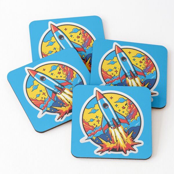 Item preview, Rocket Pop Art Explosion designed and sold by EDigitalStore.
