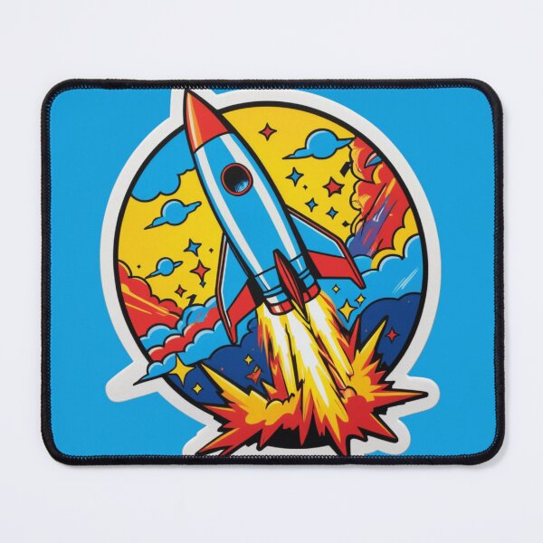 Item preview, Rocket Pop Art Explosion designed and sold by EDigitalStore.