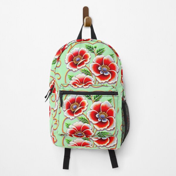 Item preview, red scarlet poppies ,with green leaves, stickers, for stained glass, for embroidery, for applique, for any background. designed and sold by orthodox-icon.
