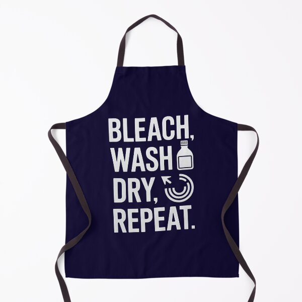 Item preview, Bleach Wash Dry Repeat, Funny gifts for laundry worker designed and sold by MikeKart.