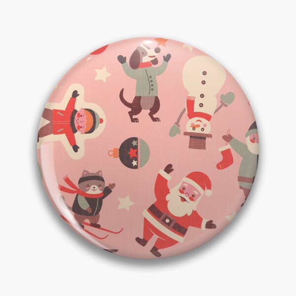 Item preview, Retro Cute and funny Non-Directional Christmas Ditsy designed and sold by pakanta.
