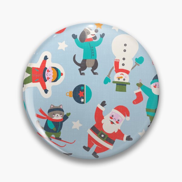 Item preview, Retro Cute and funny Non-Directional Christmas Ditsy designed and sold by pakanta.