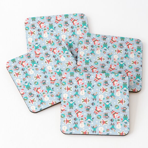 Item preview, Retro Cute and funny Non-Directional Christmas Ditsy designed and sold by pakanta.