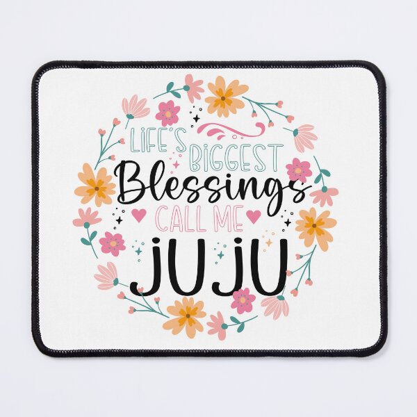Item preview, Life's Biggest Blessings Call Me juju- Floral Grandmother Design designed and sold by Tujzui.