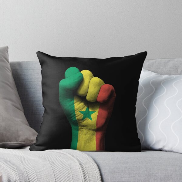 Item preview, Flag of Senegal on a Raised Clenched Fist  designed and sold by JeffBartels.