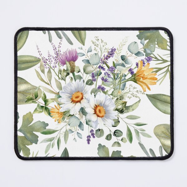 Item preview, Muted Greenery with Flowers designed and sold by tomorrowsart.