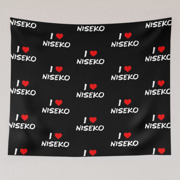 Item preview, I Love Niseko 02 White, Japan Hokkaido Niseko | Nagano Hakuba Snowboard Snowboarding Japow designed and sold by PawaPotto.
