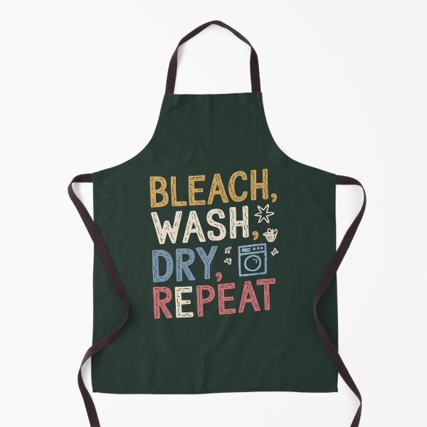 Item preview, Bleach Wash Dry Repeat, Funny gifts for laundry worker designed and sold by MikeKart.