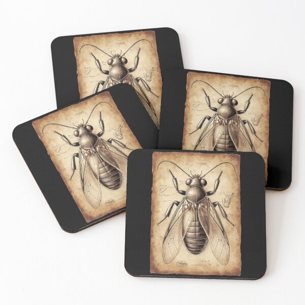 Item preview, Vintage Bug Illustration designed and sold by Angry Swan Designs.