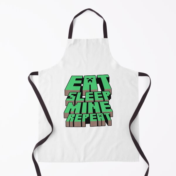 Item preview, Eat Sleep Mine Repeat designed and sold by goal-getter.