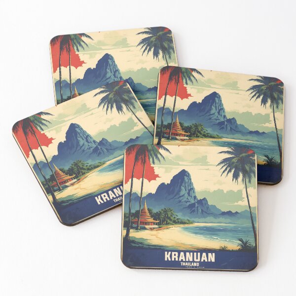 Item preview, Kranuan Thailand Vintage Retro Travel Tourism designed and sold by TravelersGems.