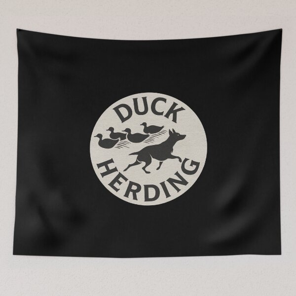 Item preview, Duck Herding ducks dog designed and sold by These_Prints.