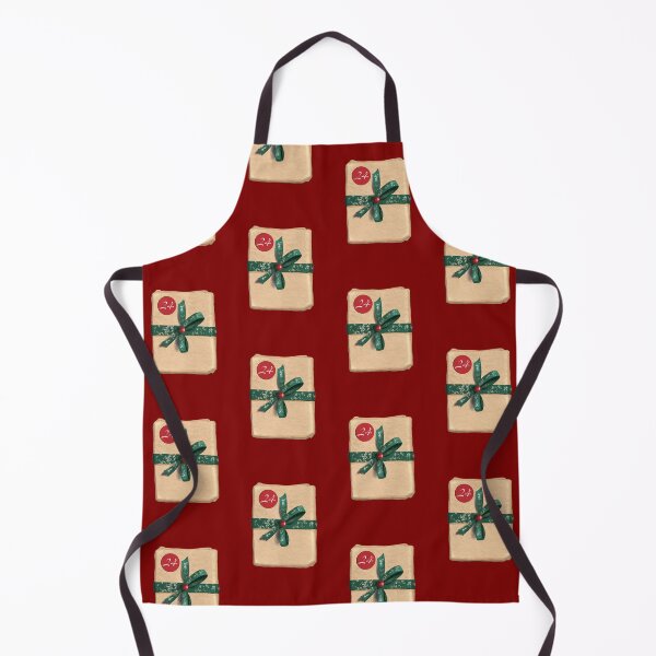 Item preview, Festive gift package with kraft paper, green bow, and a sticker with the number 24 - Perfect for Christmas, Advent calendars and festive decorations designed and sold by Nadja Leutloff.