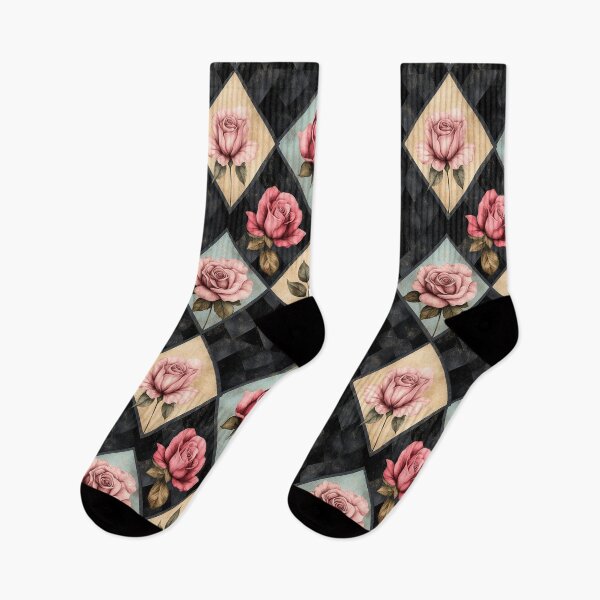 Item preview, Copy of Shabby Chic Checkered Flowers Pattern 4 designed and sold by Gypsykiss.