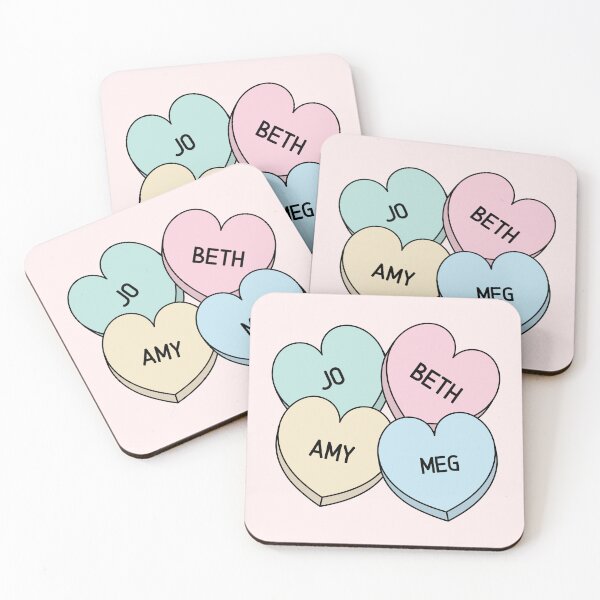 Item preview, Little Women The March Sisters Candy Hearts designed and sold by humnoo.