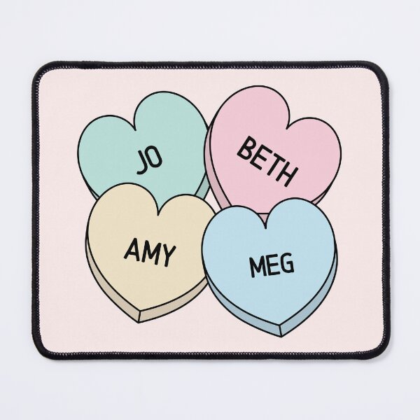 Item preview, Little Women The March Sisters Candy Hearts designed and sold by humnoo.