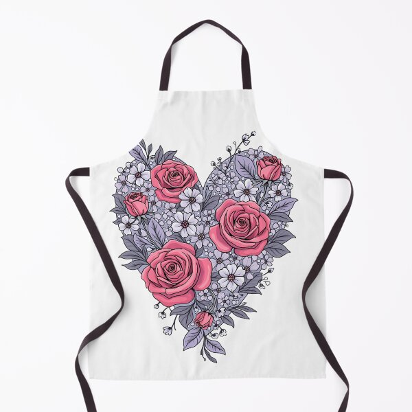 Item preview, Elegant Floral Heart Pattern: Romantic Design for Stylish Accessories designed and sold by VibeTCreations.