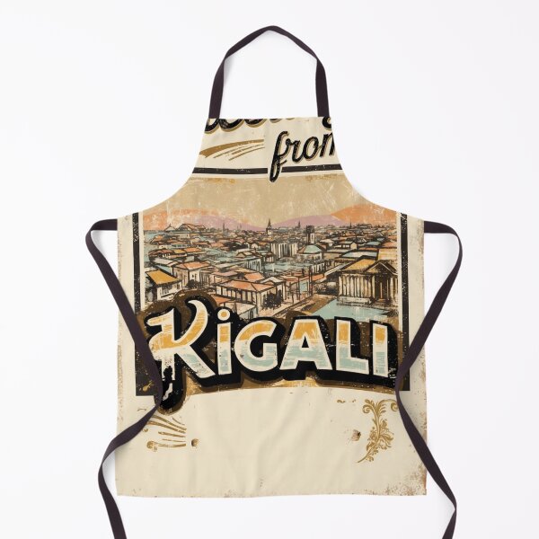Item preview, Greetings from Kigali Rwanda Vintage Travel Retro Postcard Design designed and sold by TravelPostcardGems.