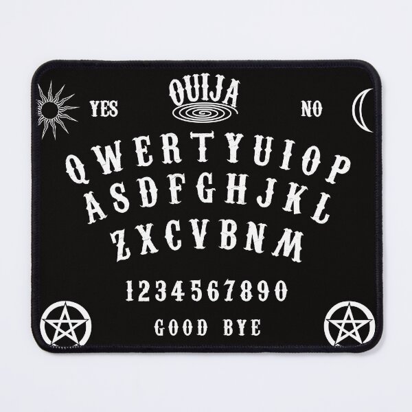 Item preview, QWERTY layout Ouija Board designed and sold by Catmachine.