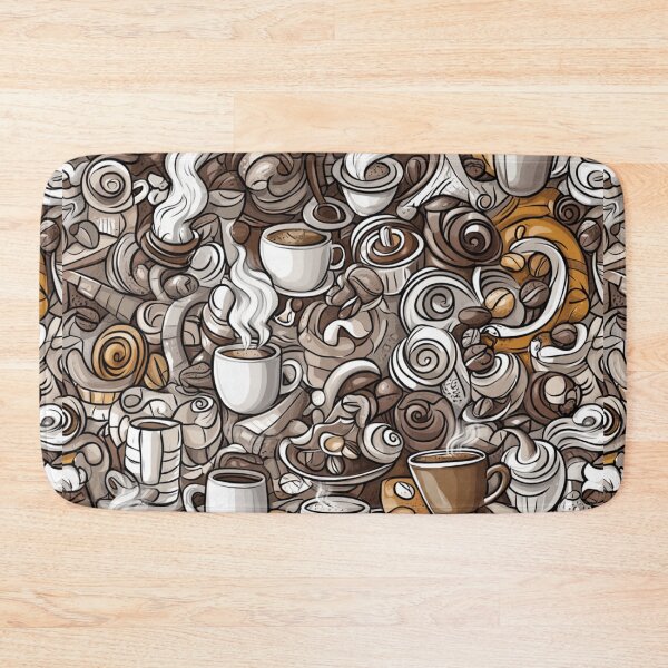 Item preview, A Coffee and Pastry Pattern designed and sold by Desireehaz.