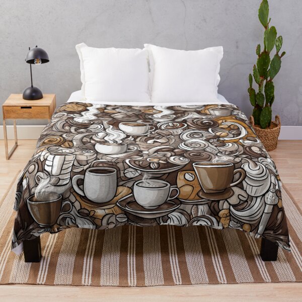 Item preview, A Coffee and Pastry Pattern designed and sold by Desireehaz.