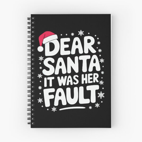 Item preview,  Dear Santa It Was Her Fault Funny Christmas Retro designed and sold by luannsemmsobre.