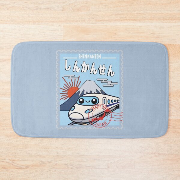 Item preview, kawaii shinkanse train cute japanese vintage stamp designed and sold by samah82.
