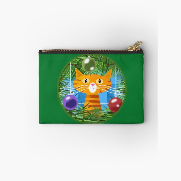 Aperçu de l'œuvre Le chat orange et le sapin de Noël créée et vendue par Andrew  Hitchen.