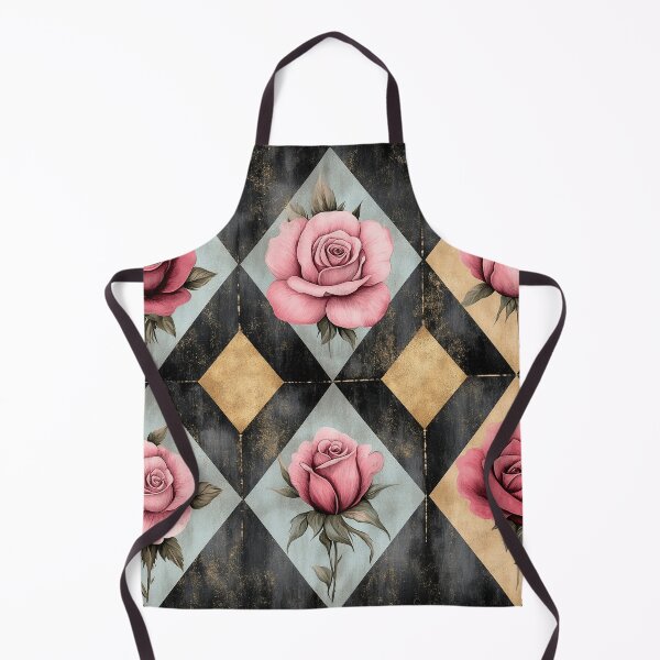 Item preview, Shabby Chic Checkered Flowers Pattern 5 designed and sold by Gypsykiss.